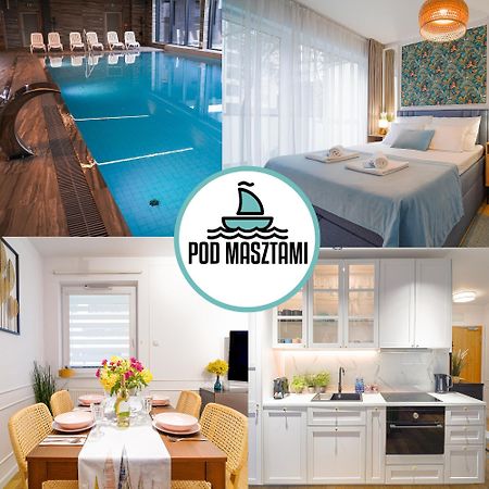 Lulu Apartments - Pod Masztami - Apartament Dwupokojowy - Basen Silownia Parking 科沃布热格 外观 照片